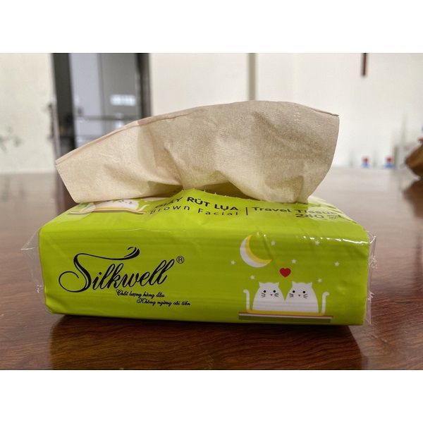 Giấy Rút Tre Silkwell Brown 80 Tờ 3 Lớp
