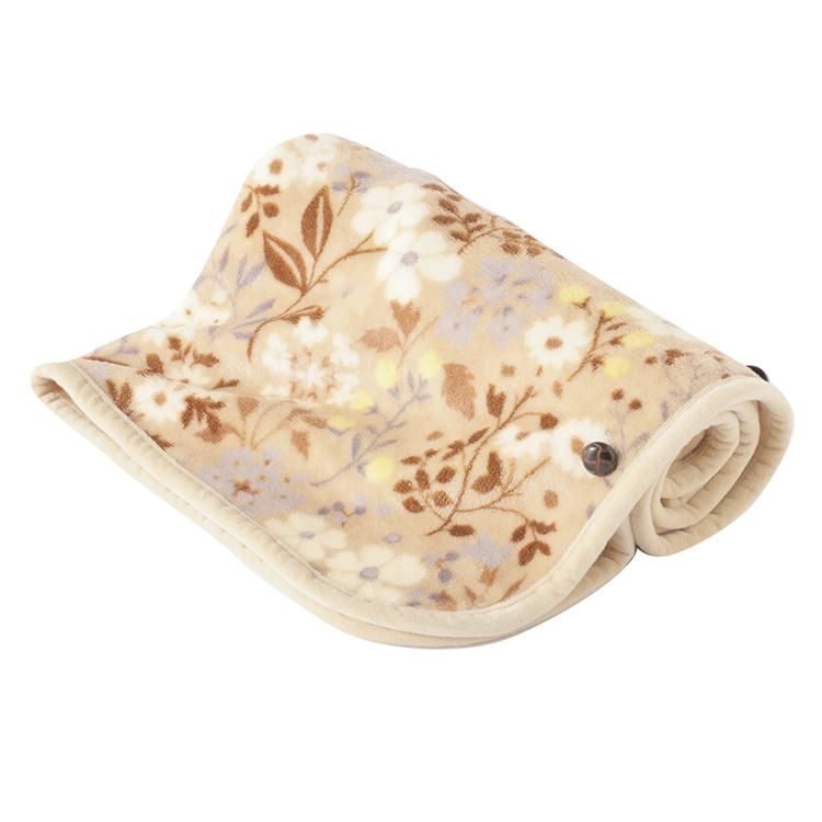 Chăn Bông Hoa Nửa Người 70x100cm Beige