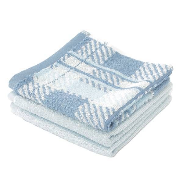 Lốc 3 Khăn Tay HC-CK Xanh 34x35cm 39g