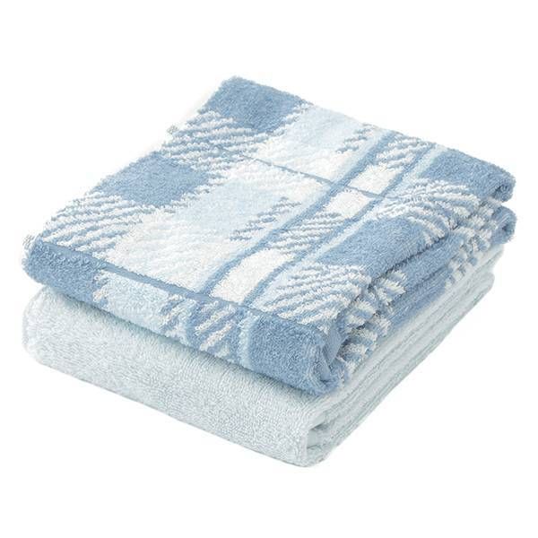 Lốc 2 Khăn Mặt HC-CK Xanh 34x80cm 90g
