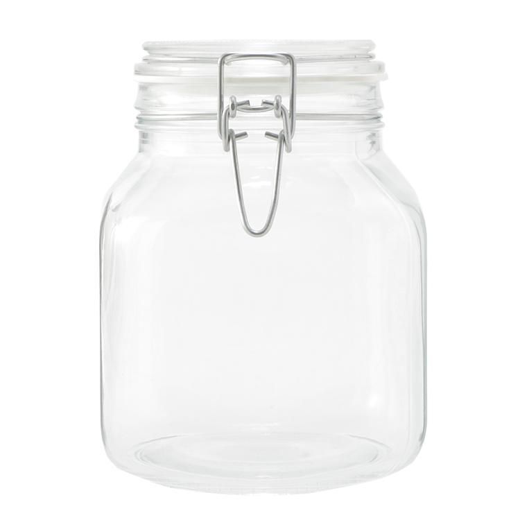 Hủ Thủy Tinh 1000ml Khóa Cài