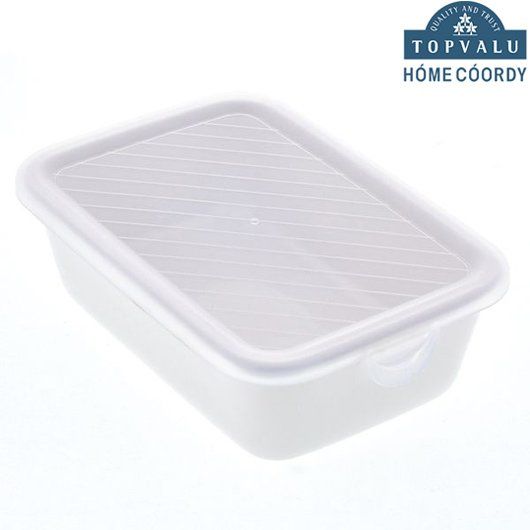 Hộp Bảo Quản Thức Ăn Chữ Nhật Trắng 17cm*5cm