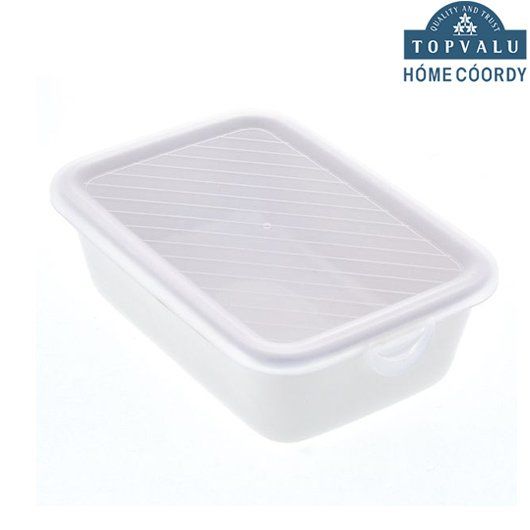 Hộp Bảo Quản Thức Ăn Chữ Nhật Trắng 15cm*5cm
