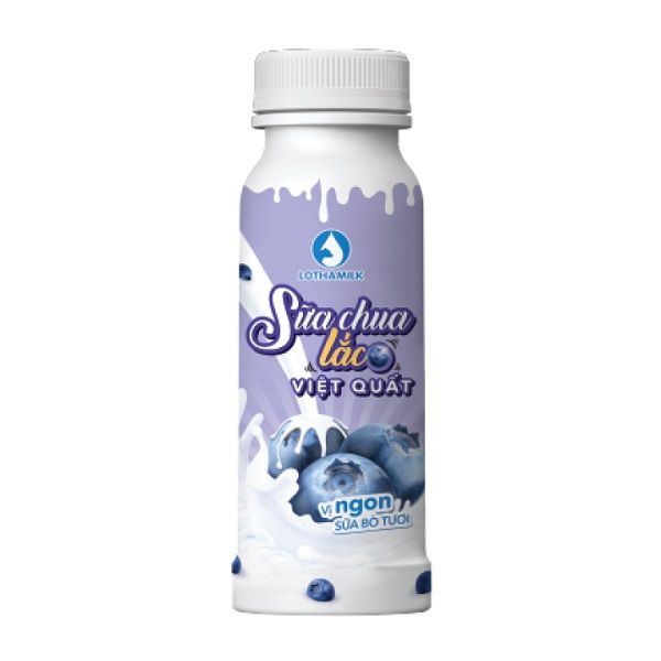 Sữa Chua Lắc Việt Quất Lothamilk 180ml