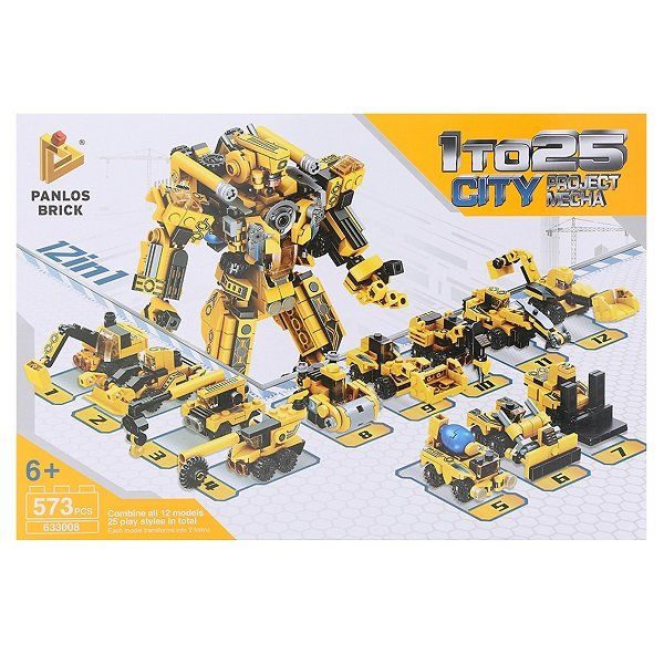 Bộ Lắp Ráp 12 Trong 1 Panlos Bricks - 633008