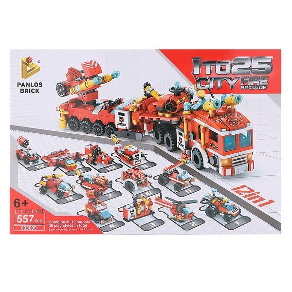 Bộ Lắp Ráp 12 Trong 1 Panlos Bricks - 633009
