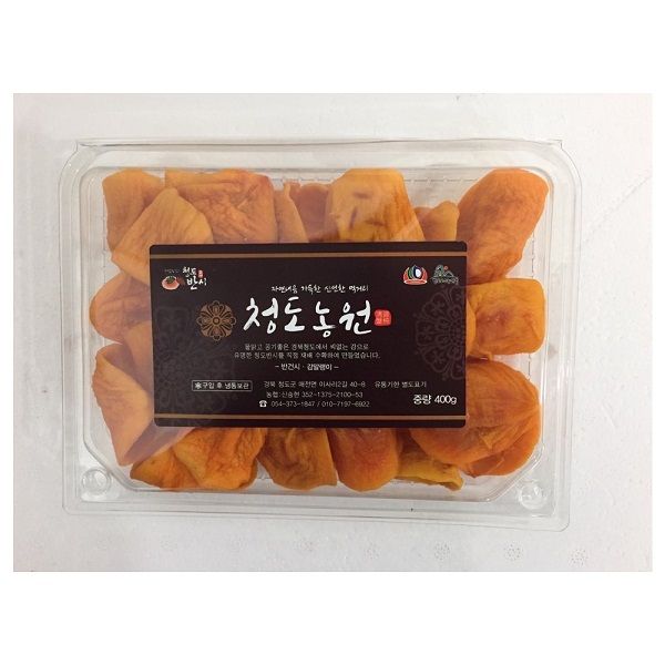 Hồng Khô Sấy Hàn Quốc Hộp 400g