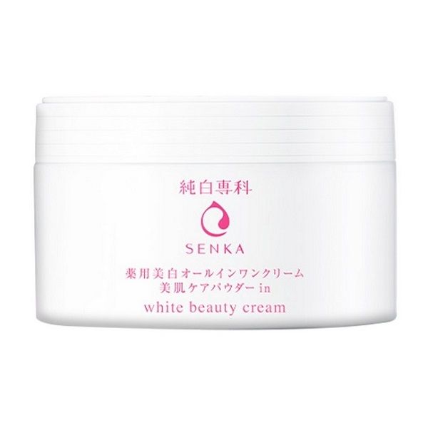 Kem Dưỡng Trắng Da Nâng Tông Senka White Beauty Cream 100g (Store 5871,5873)