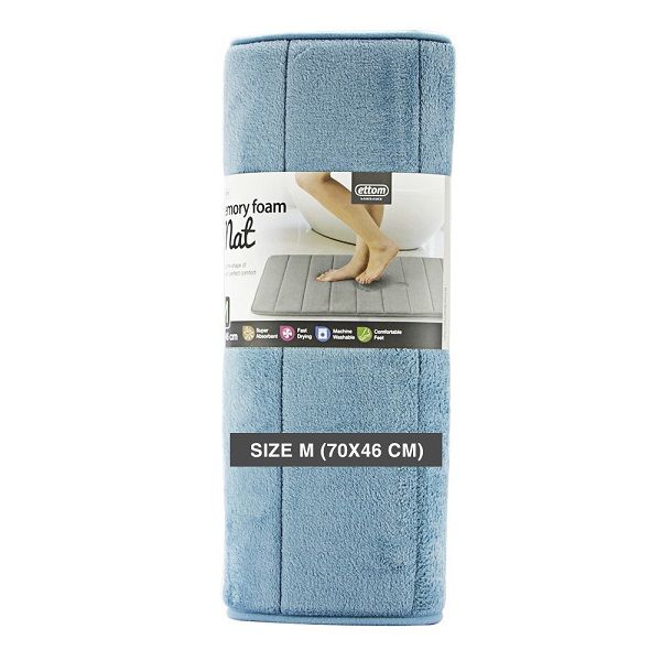 Thảm Chùi Chân Stripe Lock&Lock M-460*700*15mm MAT511BLU Xanh