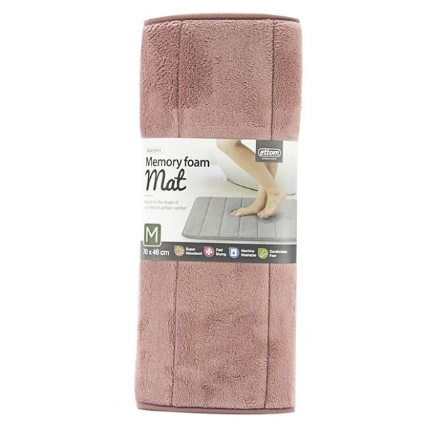 Thảm Chùi Chân Stripe Lock&Lock M-460*700*15mm MAT511PIK Hồng
