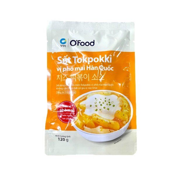 Sốt Tokpokki O'food Vị Phô Mai 120g