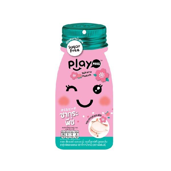 Kẹo The Vị Đào Sakura Playmore Gói 12g
