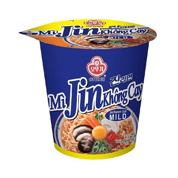 Mì Ly Jin Ottogi Không Cay 65g