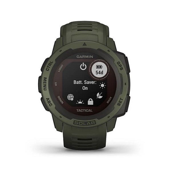 Đồng Hồ Thông Minh Garmin Instinct Solar Xanh Rêu, Tactical, GPS, Sea