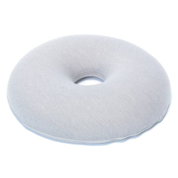 Đệm Ghế Tròn Memory Foam Đường Kính 40 Cm Xám