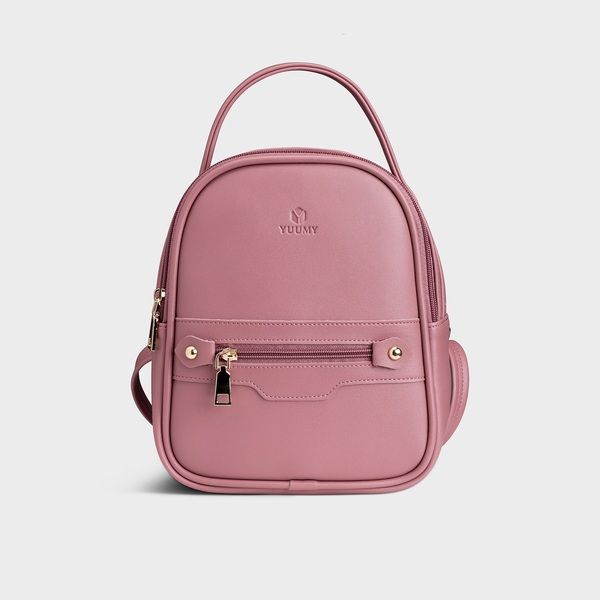 Balo Thời Trang Màu Hồng Ruốc Yuumy YBA25HR (Store 5703)