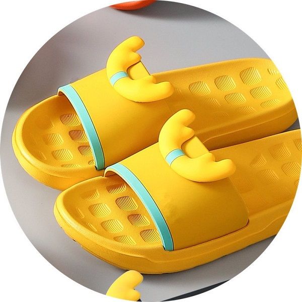 Dép Quai Ngang Sừng Nai Màu Vàng Cát Tường (Store 1001,1003)