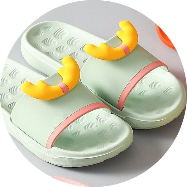 Dép Quai Ngang Sừng Nai Màu Xanh Cát Tường (Store 1001,1003)