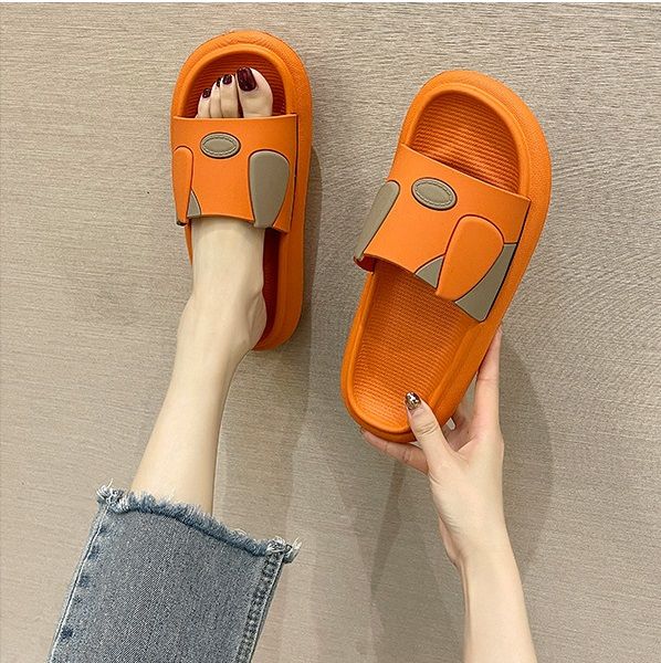 Dép Quai Ngang Chó Đốm Màu Cam Cát Tường (Store 1001,1003)