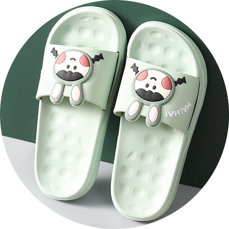 Dép Quai Ngang Girl Haha Màu Xanh Mint Cát Tường (Store 1001,1003)