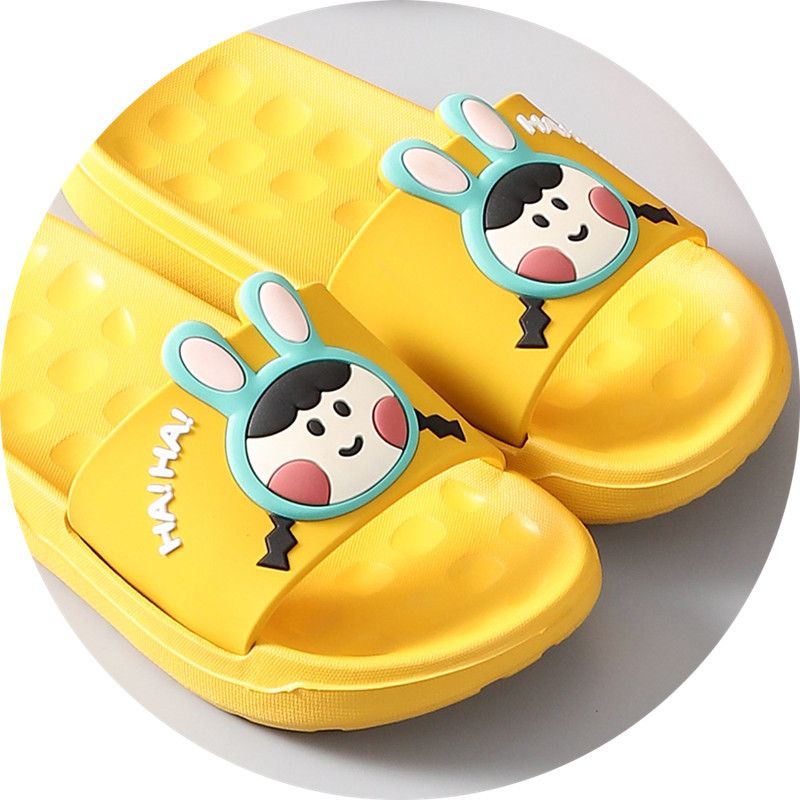 Dép Quai Ngang Girl Haha Màu Vàng Cát Tường (Store 1001,1003)