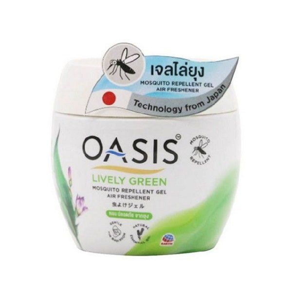 Sáp Thơm Đuổi Muỗi Oasis Lively Green 180g