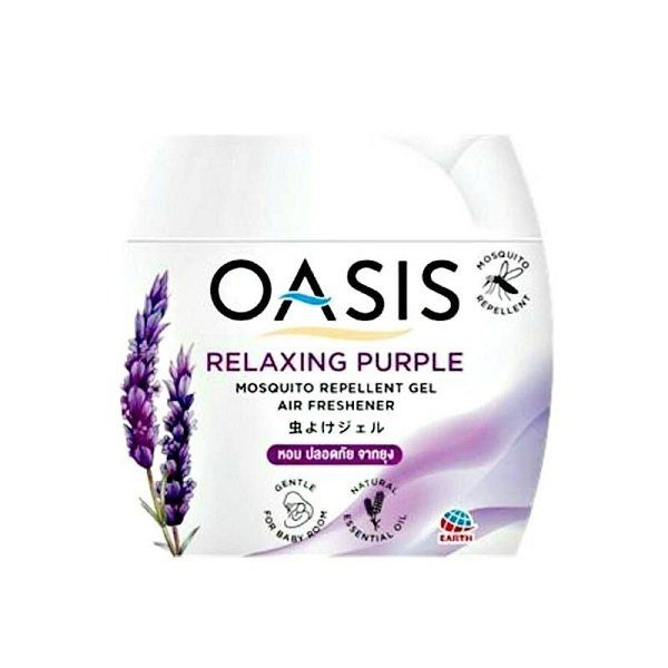 Sáp Thơm Đuổi Muỗi Oasis Relaxing Purple 180g