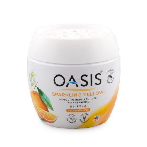 Sáp Thơm Đuổi Muỗi Oasis Sparkling Yellow 180g