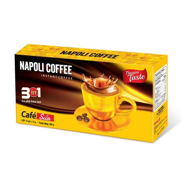 Cà Phê Sữa 3in1 Napoli Coffee 16gx18