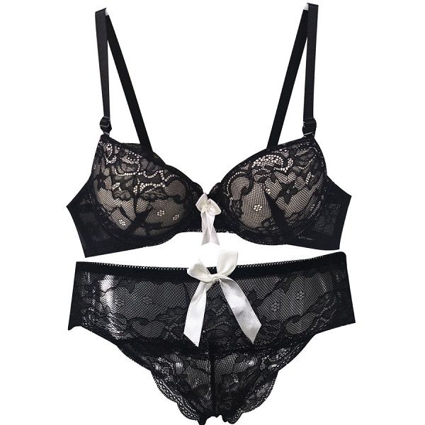 Set Bộ Ren Mút Vừa Màu Đen Speranza ELB8207 (Store 5703)
