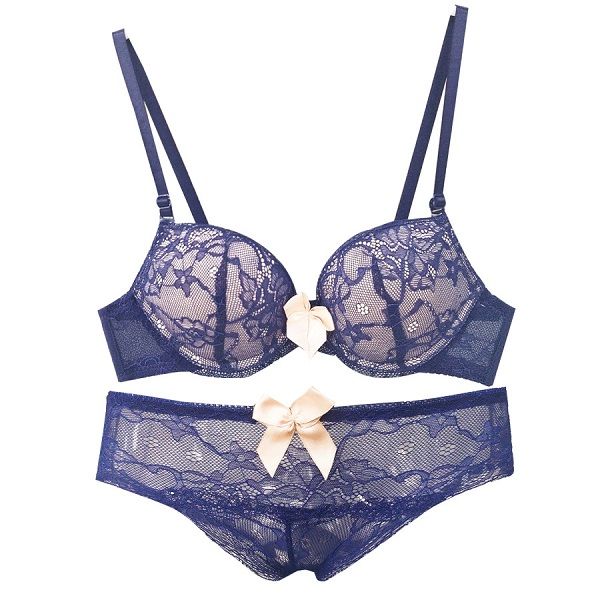 Set Bộ Ren Mút Vừa Màu Navy Speranza ELB8207 (Store 5703)
