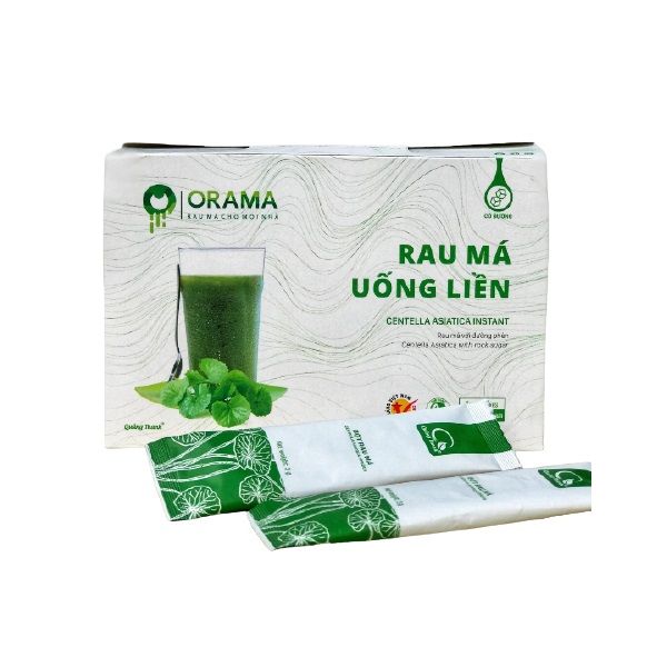 Bột Rau Má Orama Uống Liền Có Đường 10x17g