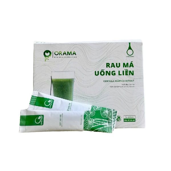 Bột Rau Má Orama Uống Liền Không Đường 3x15g