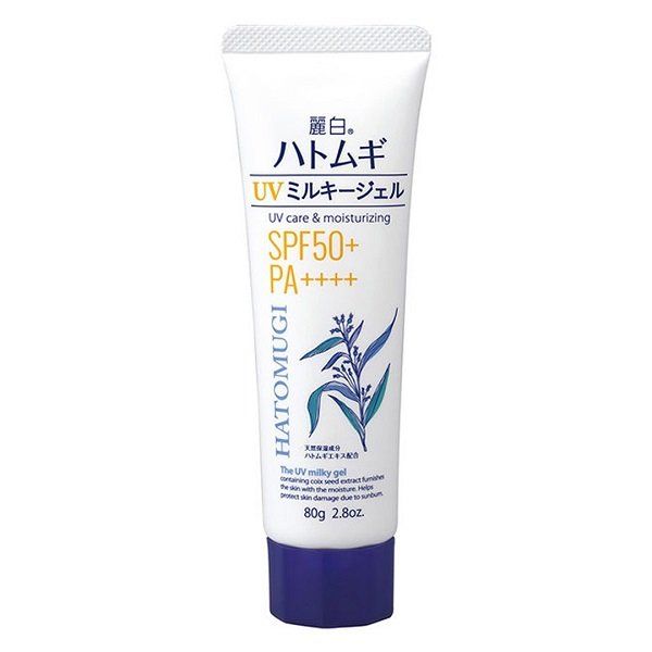 Gel Chống Nắng Cấp Ẩm Cho Mặt, Toàn Thân Hatomugi UV Care & Moisturizing SPF50+/PA++++ 80g (GB)