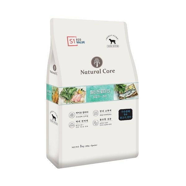 Thức Ăn Đa Đạm Cho Chó S1 Naturalcore ECOS101 1Kg