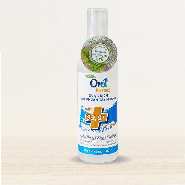 Daiso Combo 2 Chai Gel Rửa Tay Khô Sạch Khuẩn Hương Bamboo Charcoal On1 100ml (Mẫu Mới)
