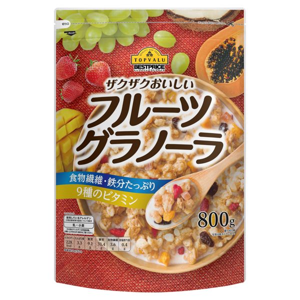 Ngũ Cốc Granola Trái Cây Topvalu Best Price 800g