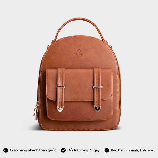 Balo Thời Trang Màu Bò Đậm Yuumy YBA30BD (Store 5703)