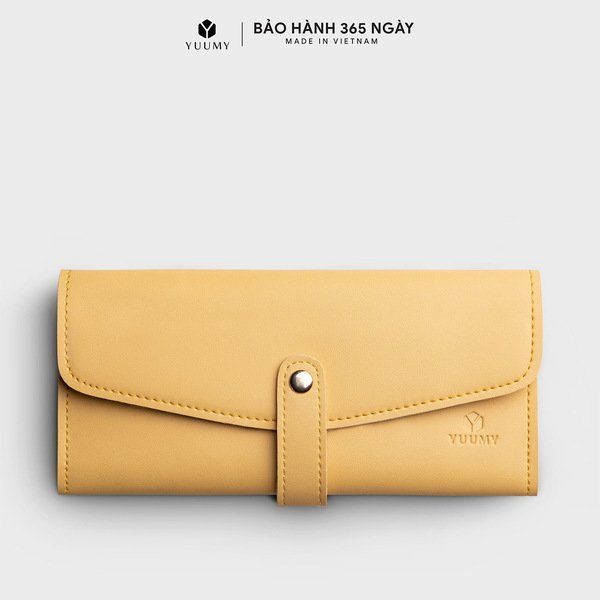Ví Nữ Cầm Tay Màu Vàng Yuumy YV47V