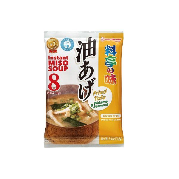 Súp Miso Rong Biển Marukome Đậu Hủ Chiên 152g