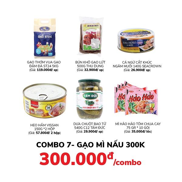 Combo 7- Gạo Mì Nấu