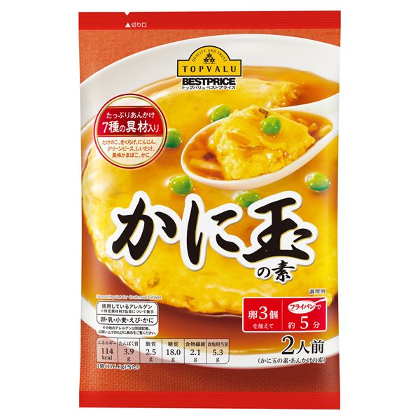 Gia Vị Trứng Tráng Thịt Cua Topvalu 115g