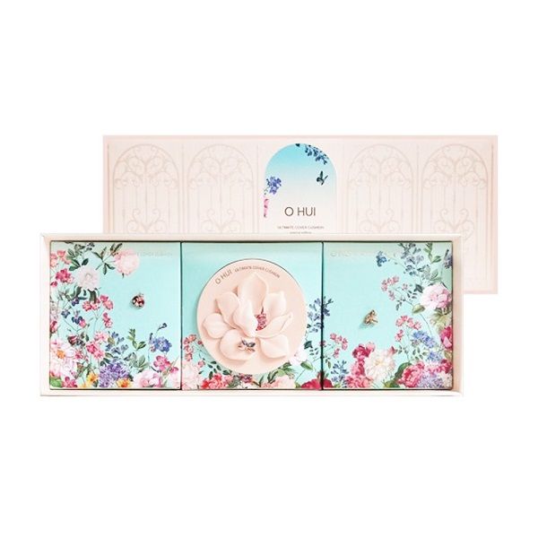 Bộ Phấn Nước Dưỡng Ẩm Phiên Bản Giới Hạn O HUI Ultimate Ultimate Cover Cushion Special Edition Set 45g
