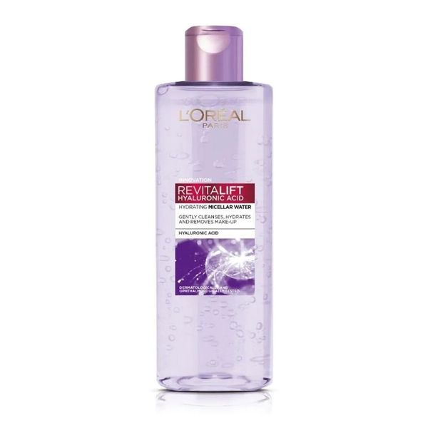 Nước Tẩy Trang Làm Sạch Và Cấp Ẩm L'Oreal Revitalift Hyaluronic Acid Micellar Water 400ml (GB)