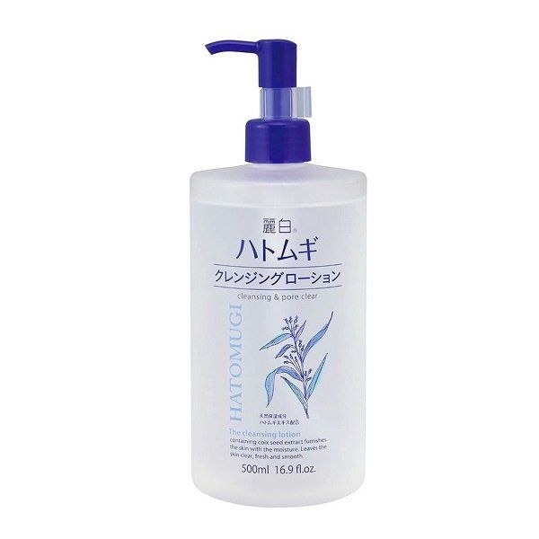 Nước Tẩy Trang Reihaku Hatomugi Dưỡng Ẩm & Sáng Da 500ml (GB)