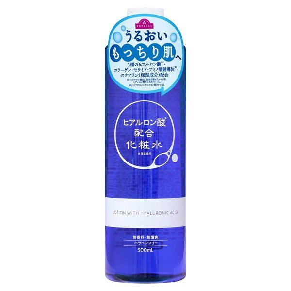 Toner Dưỡng Ẩm Topvalu Lotion With Hyaluronic Acid 500ml (GB)