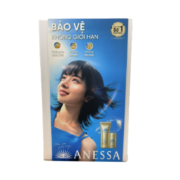 Combo Gel Chống Nắng Anessa Bảo Vệ Hoàn Hảo 90g & Sữa Chống Nắng Bảo Vệ Hoàn Hảo 20ml (GB)