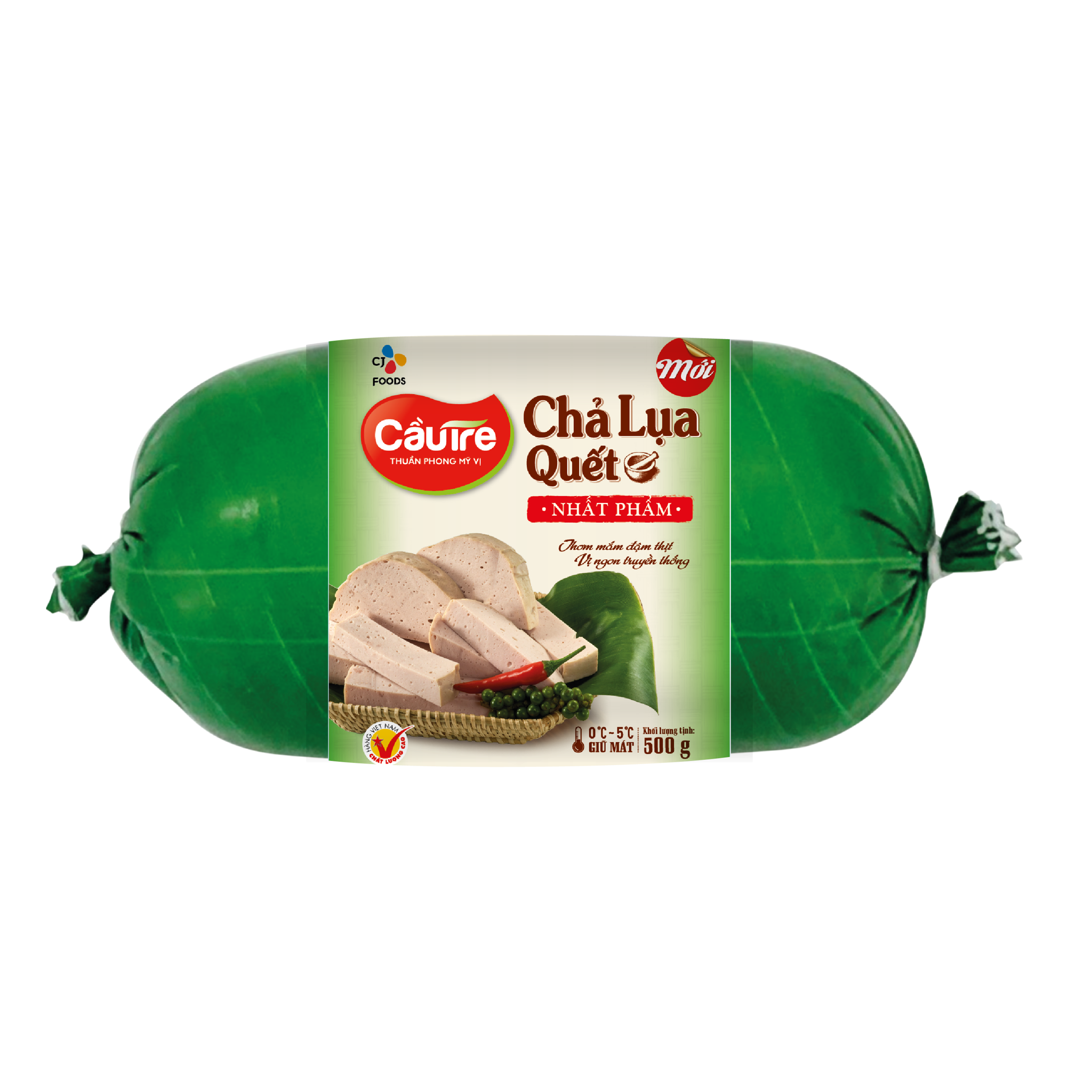 Chả Lụa Quết Nhất Phẩm Cầu Tre 500g