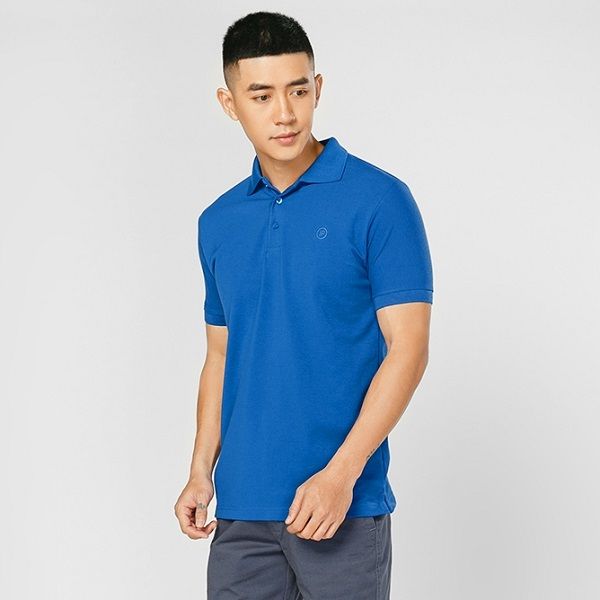 Áo Thun Cơ Bản Nam Papka Màu Xanh Bích 1003 (Store 5704)