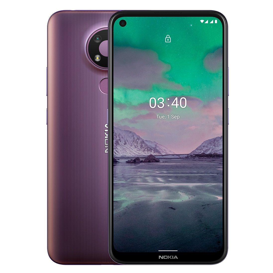 Điện Thoại Di Động Nokia 3.4 TA-1288 DS 4/64 - Màu Tím